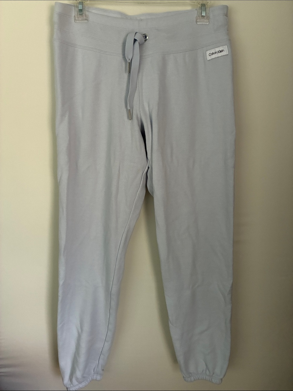 Calvin Klein Women’s  Pale Blue Drawstring Joggers